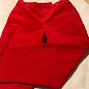 Charter Club Ravishing Red Boot Cut Pants